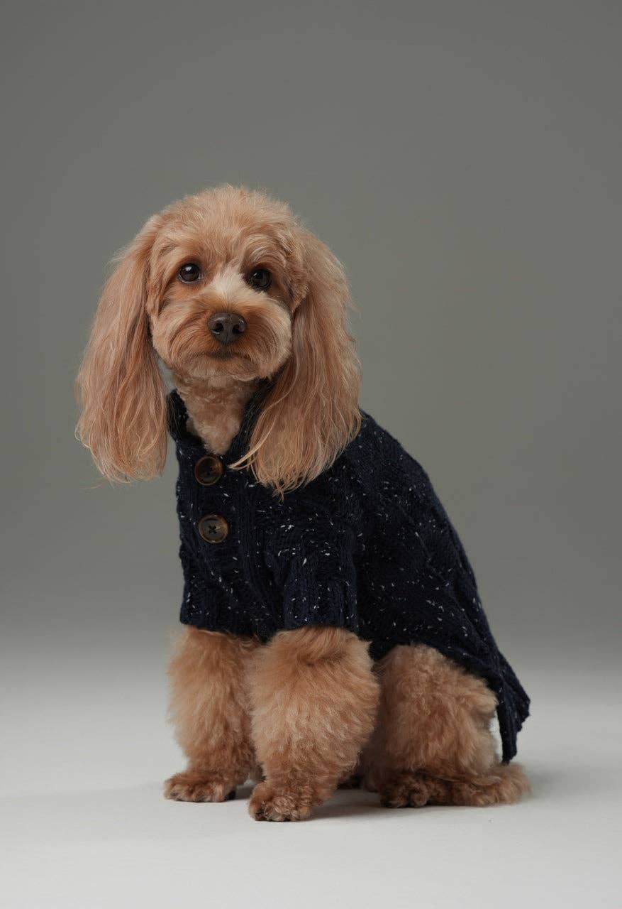 GLACIER PET SWEATER - NAVY