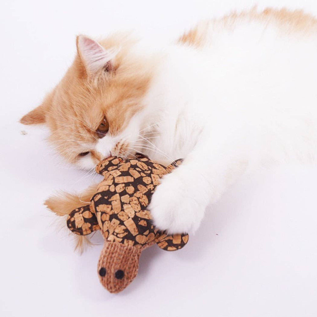 Moo – Feather Plush Cat Toy