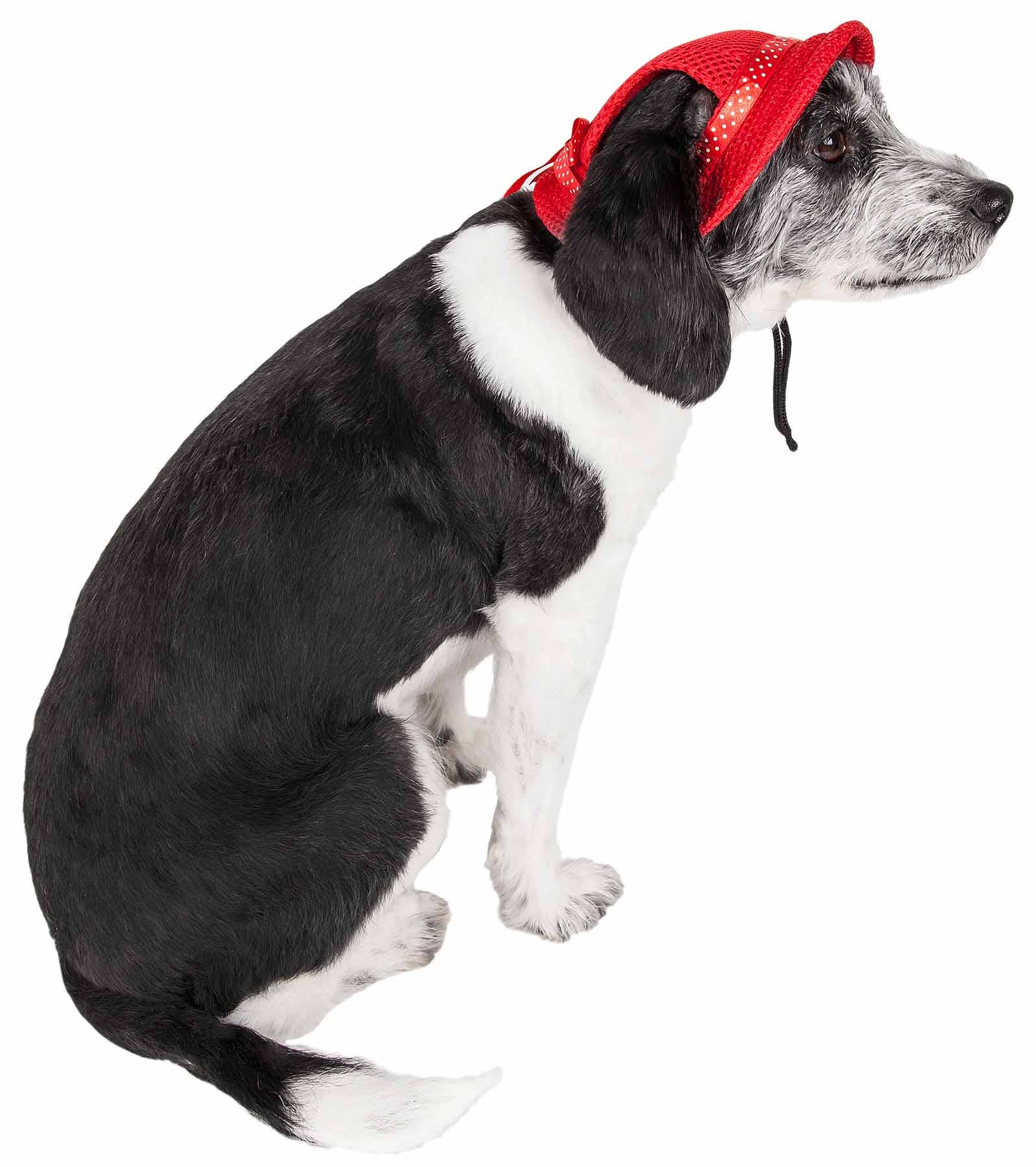 UV Protectant Adjustable Dog Hat Cap