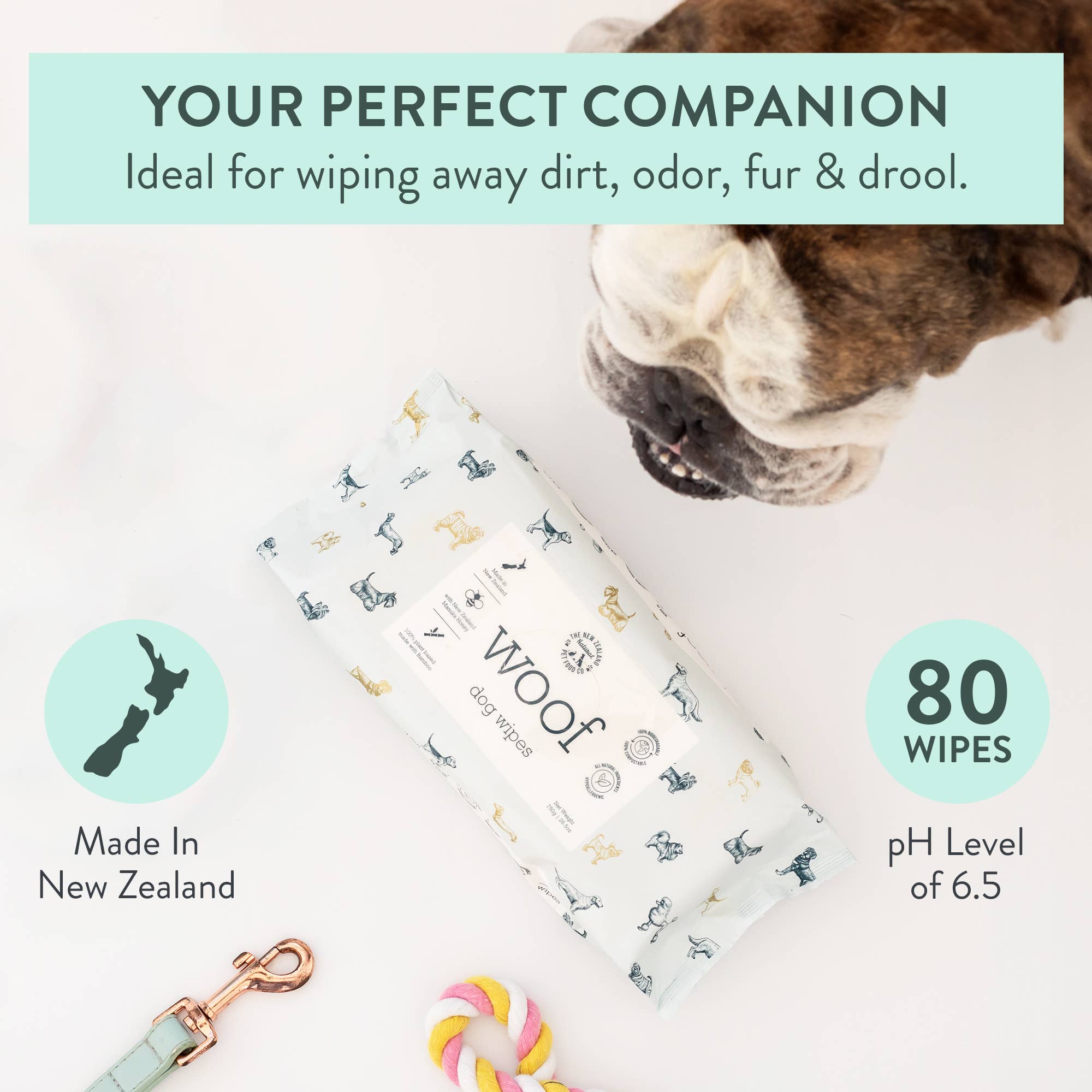 Woof Manuka Honey Wipes