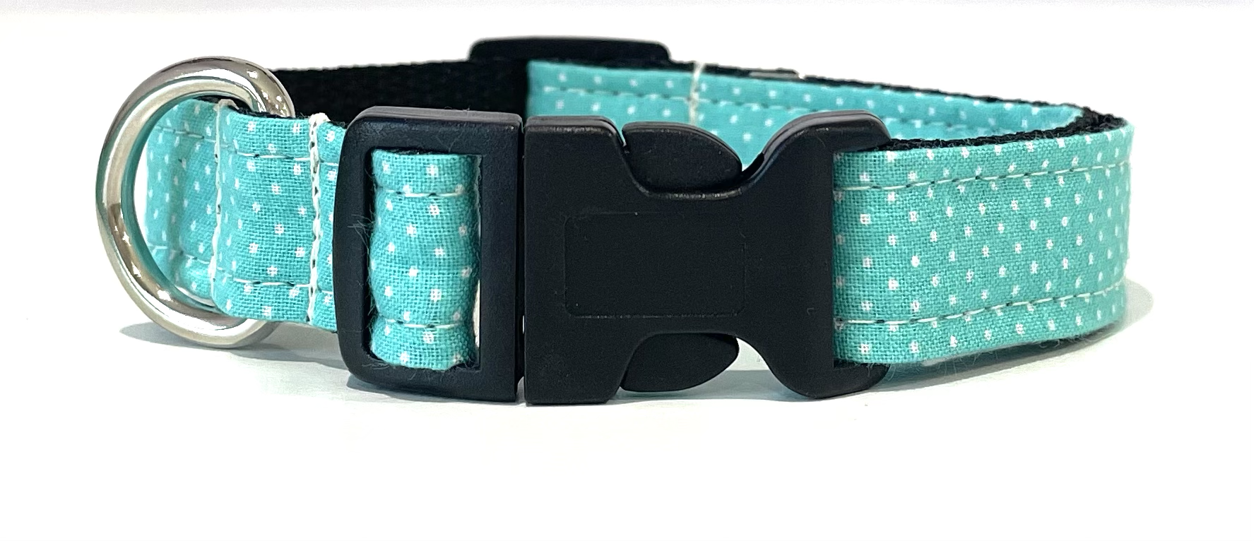 Teal Polka Dot Collar