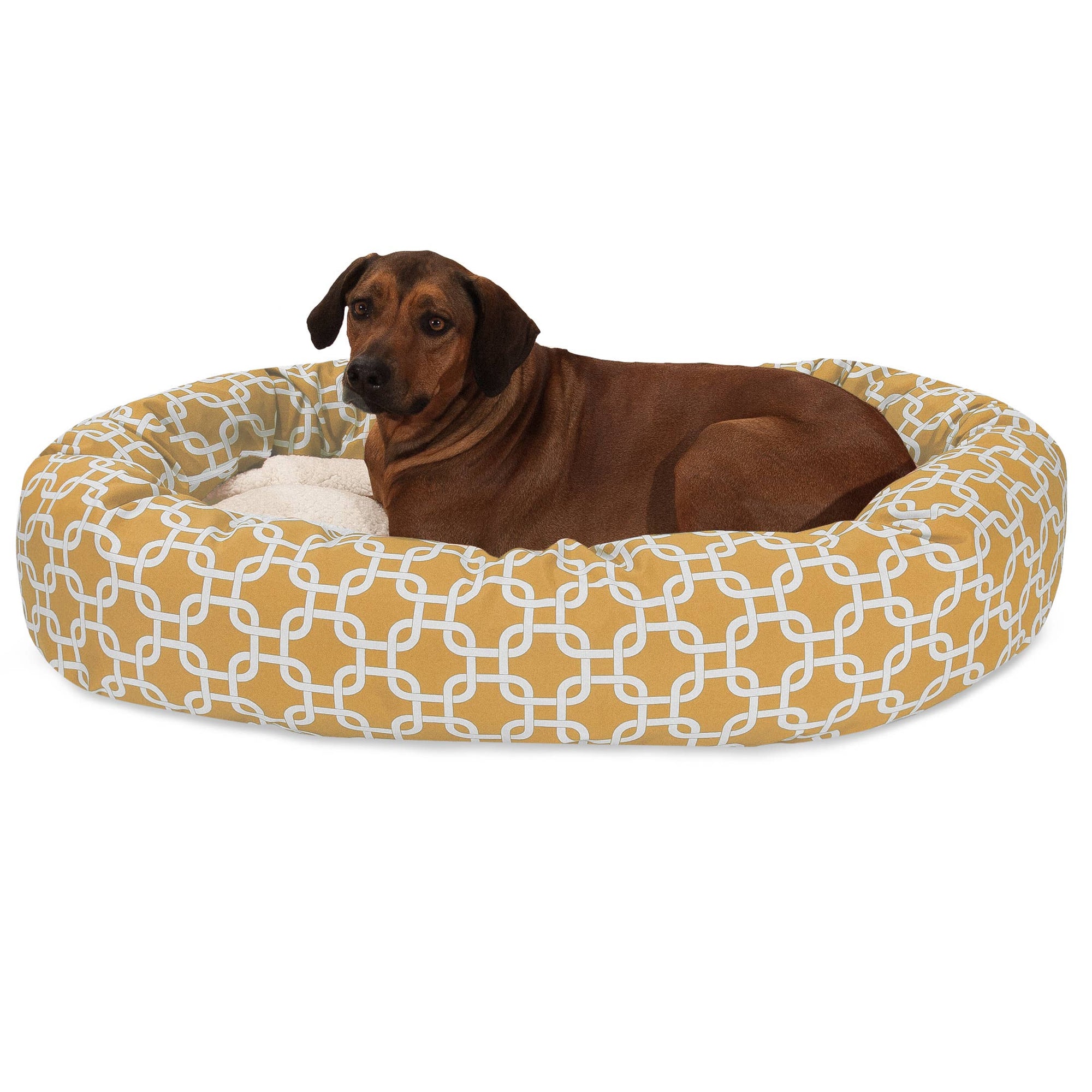 Links Sherpa Bagel Dog Bed