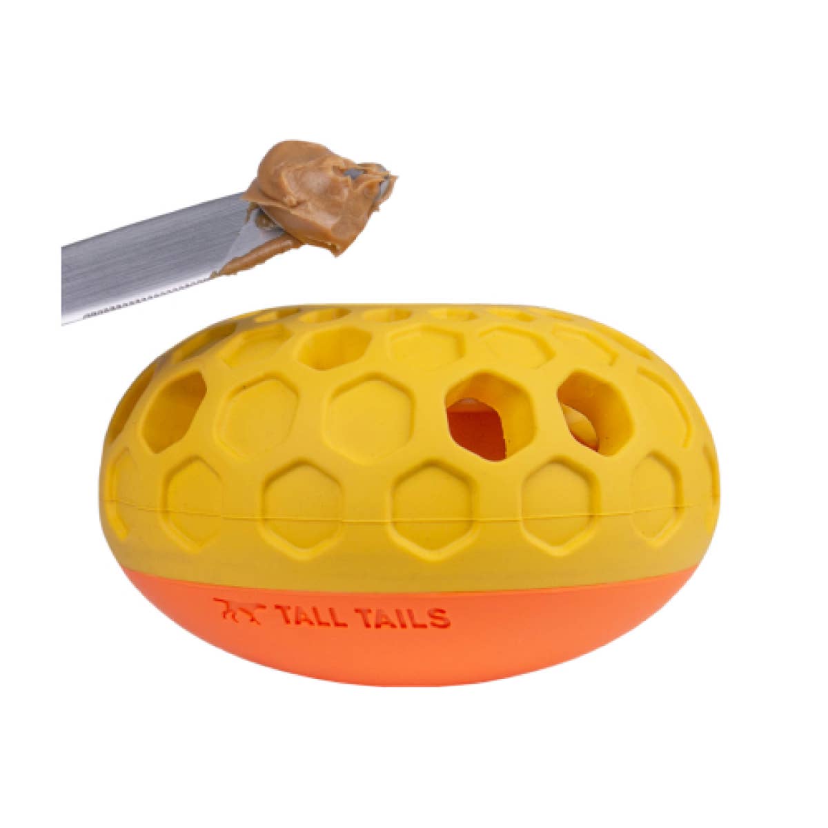 Natural Rubber Bee Hive Reward Dog Toy