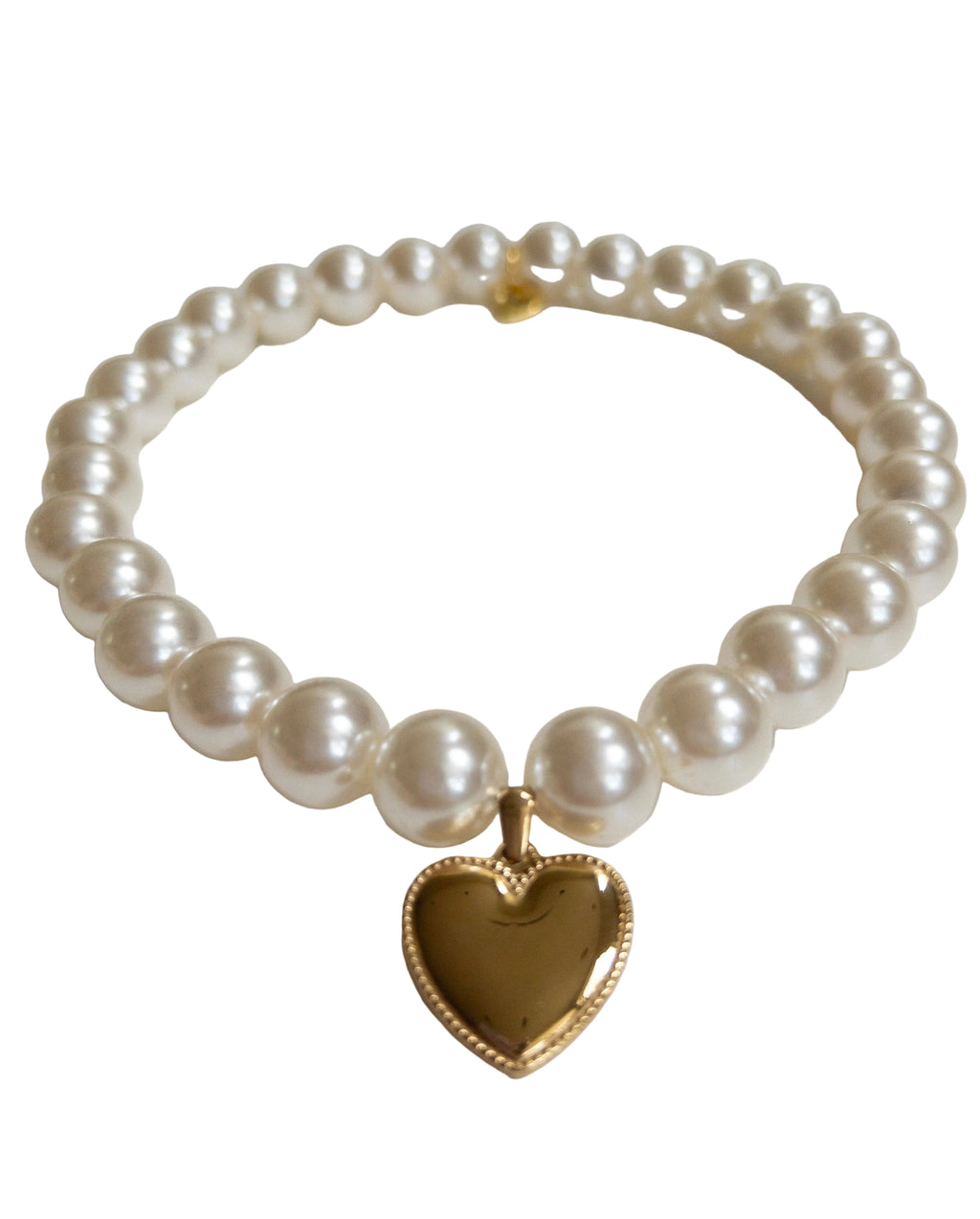 Pearly Lune Skinny Necklace
