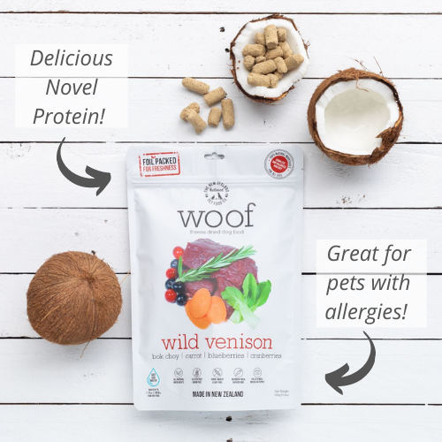 Woof Wild Venison Freeze Dried Dog Food