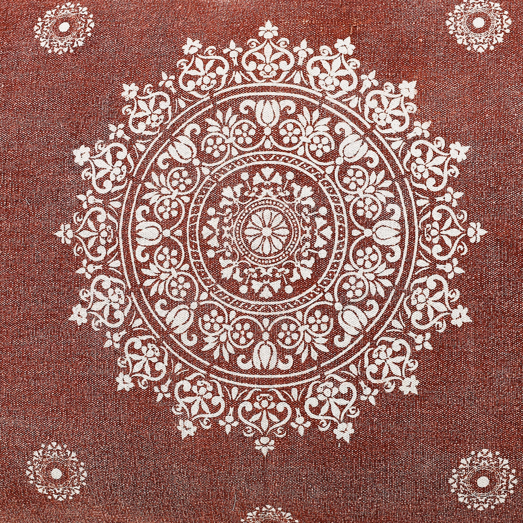 Mandala Stonewash Pillow Pet Bed With Removable Cover