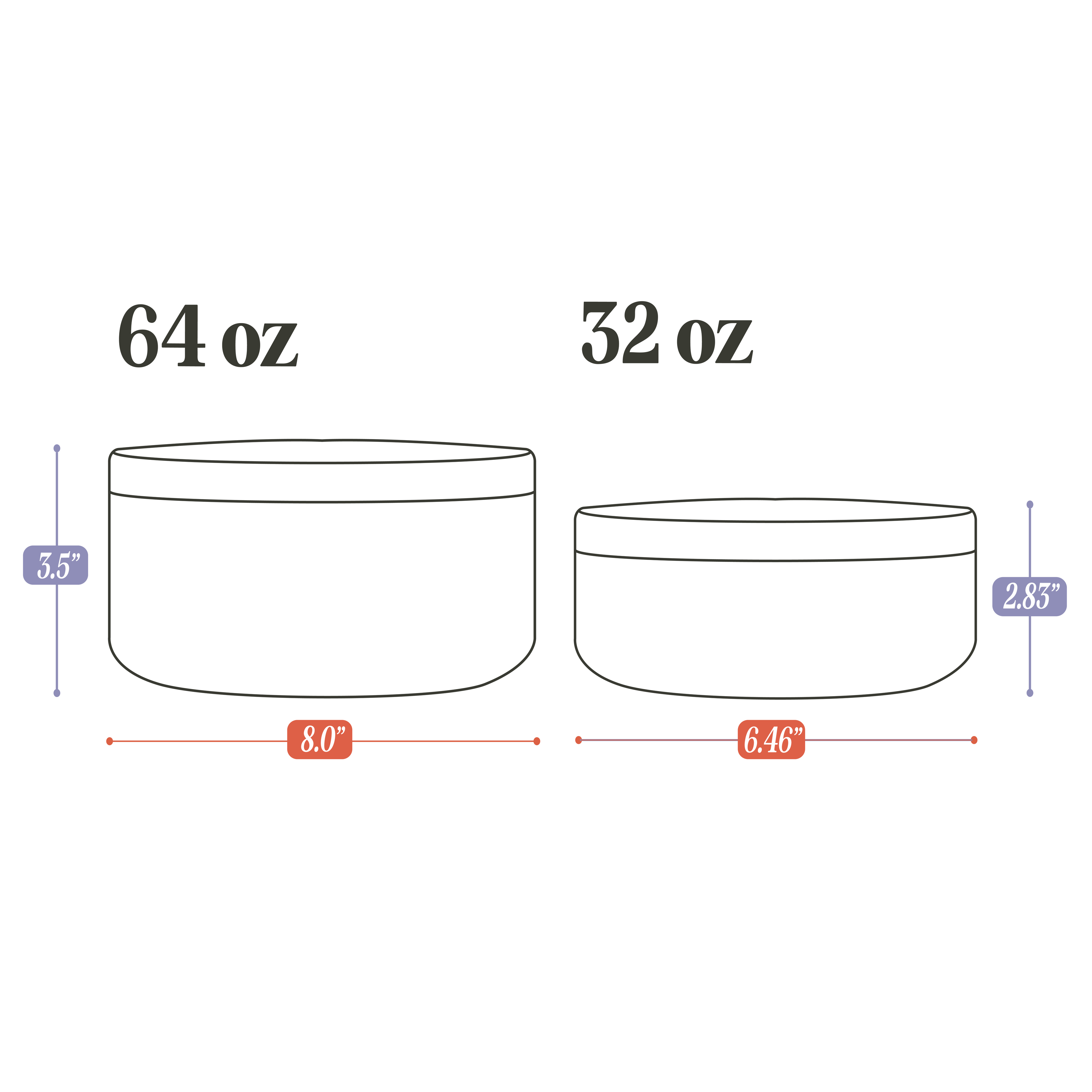 Stainless Steel Pet Food/Water Bowl - Dishwasher Safe