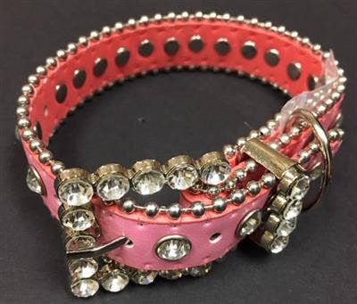 Jeweled Collar Pink