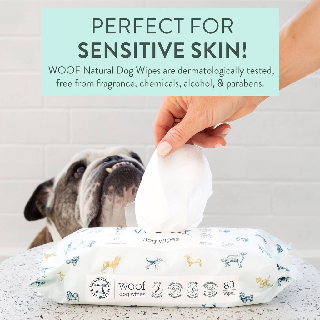 Woof Manuka Honey Wipes