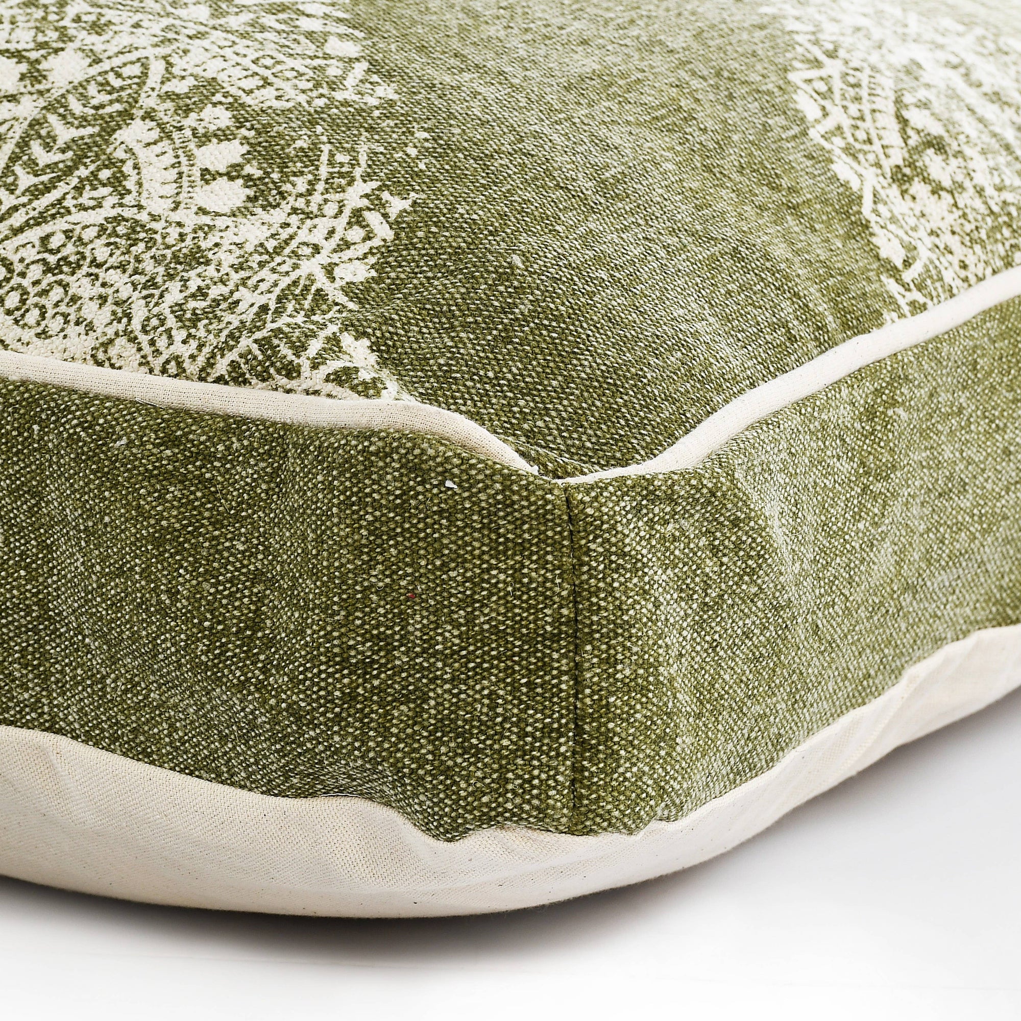 Mandala Stonewash Pillow Pet Bed With Removable Cover