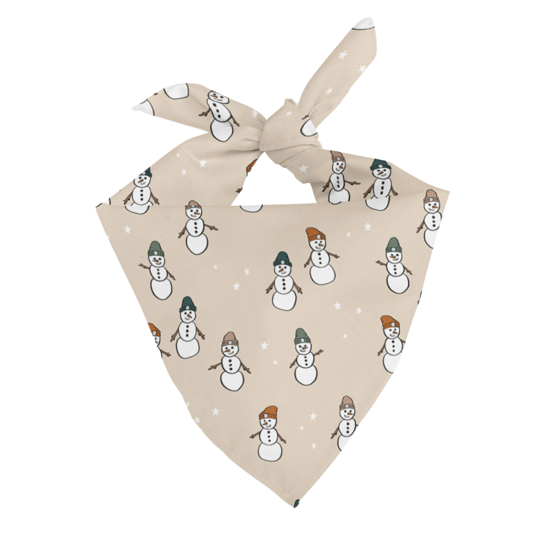 Hipster Holiday Tie On Dog Bandana