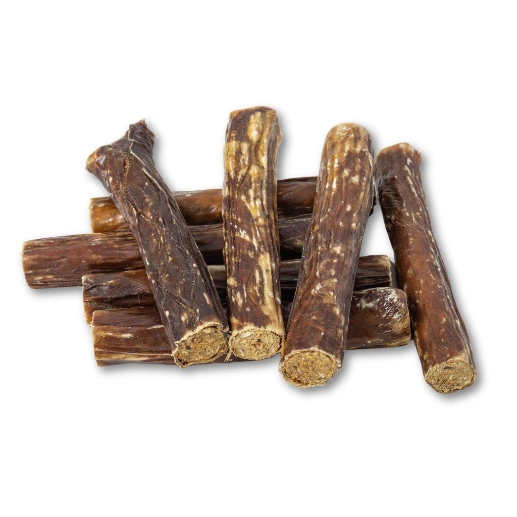 All-Natural Beef Stuffed Gullet Dog Treats 5" - 6" (25/Bag)