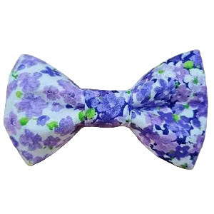 Lilacs Floral Bow Tie