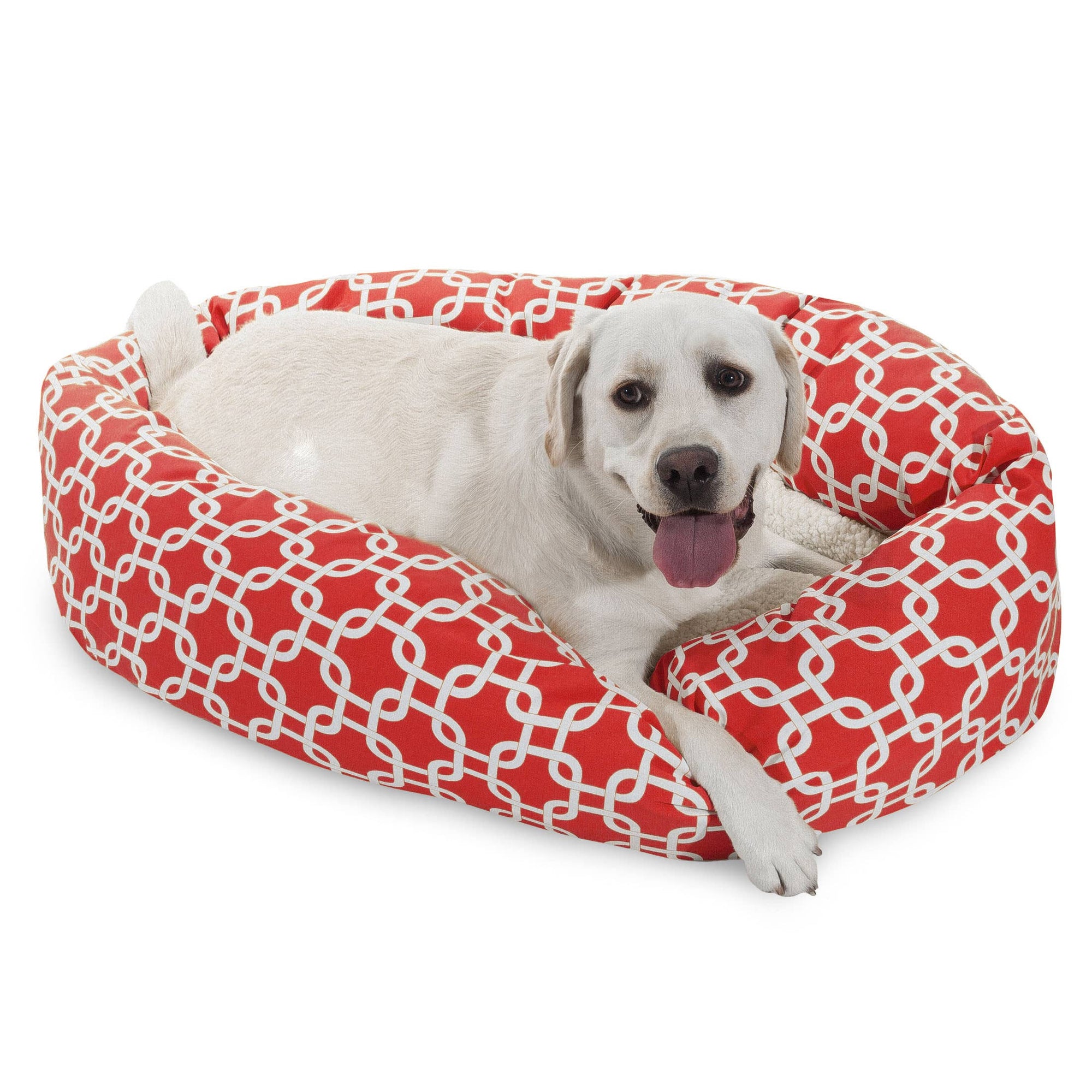 Links Sherpa Bagel Dog Bed