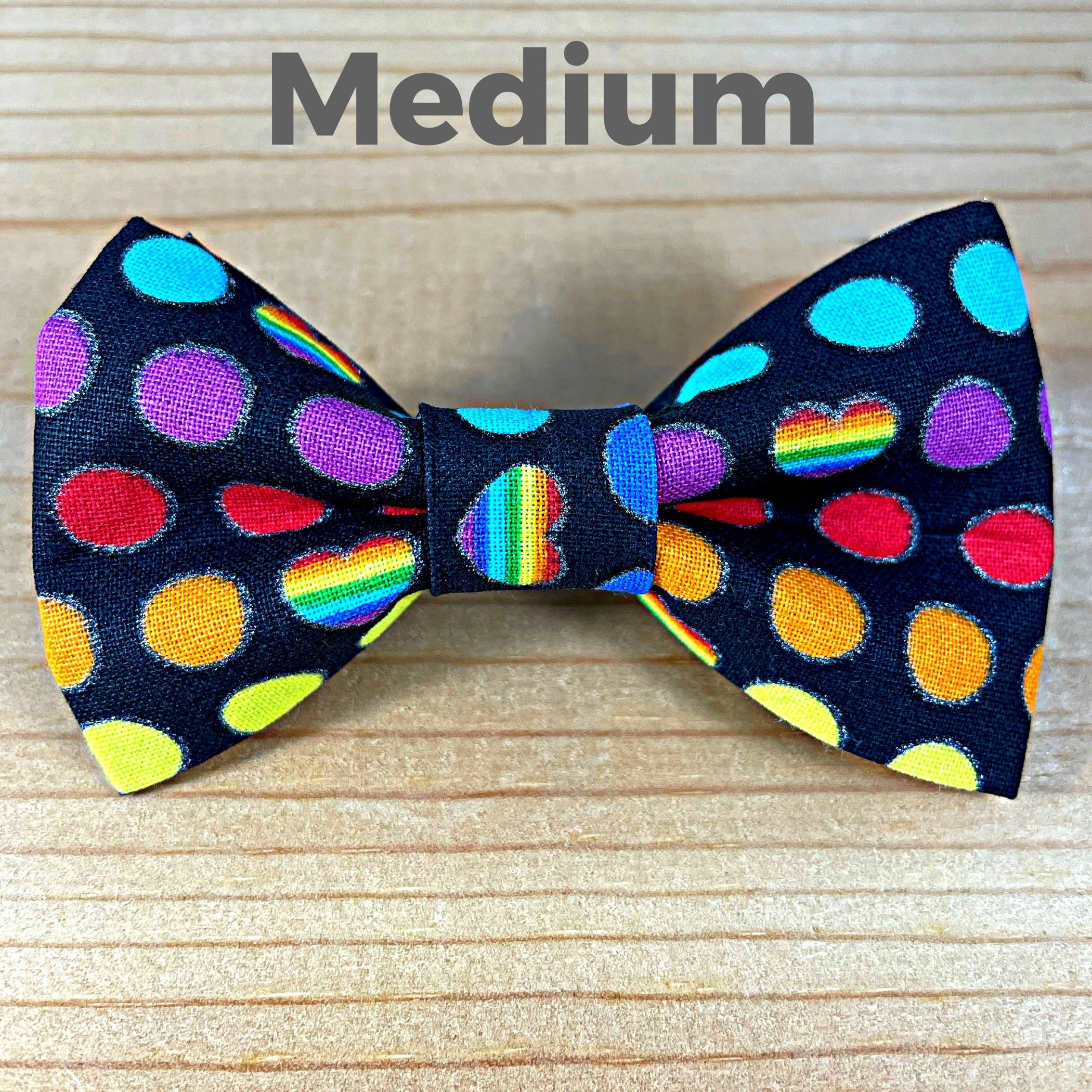 Pride Polka Dots Bow Tie