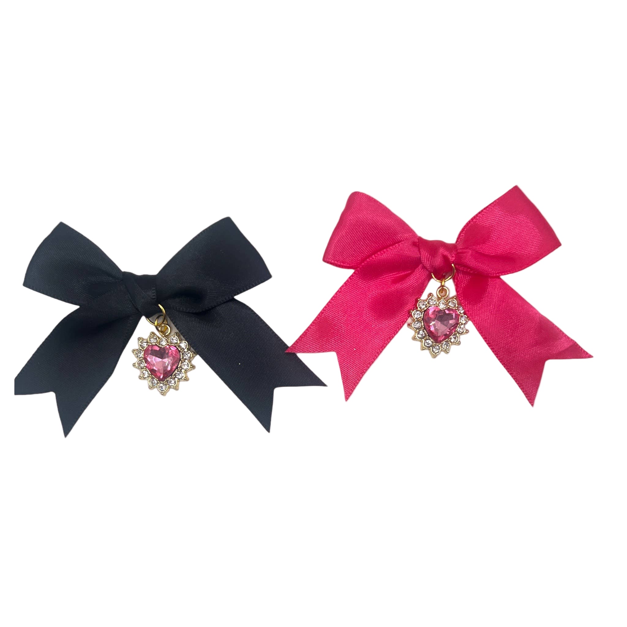 Sparkle Heart Dog Hair-bows