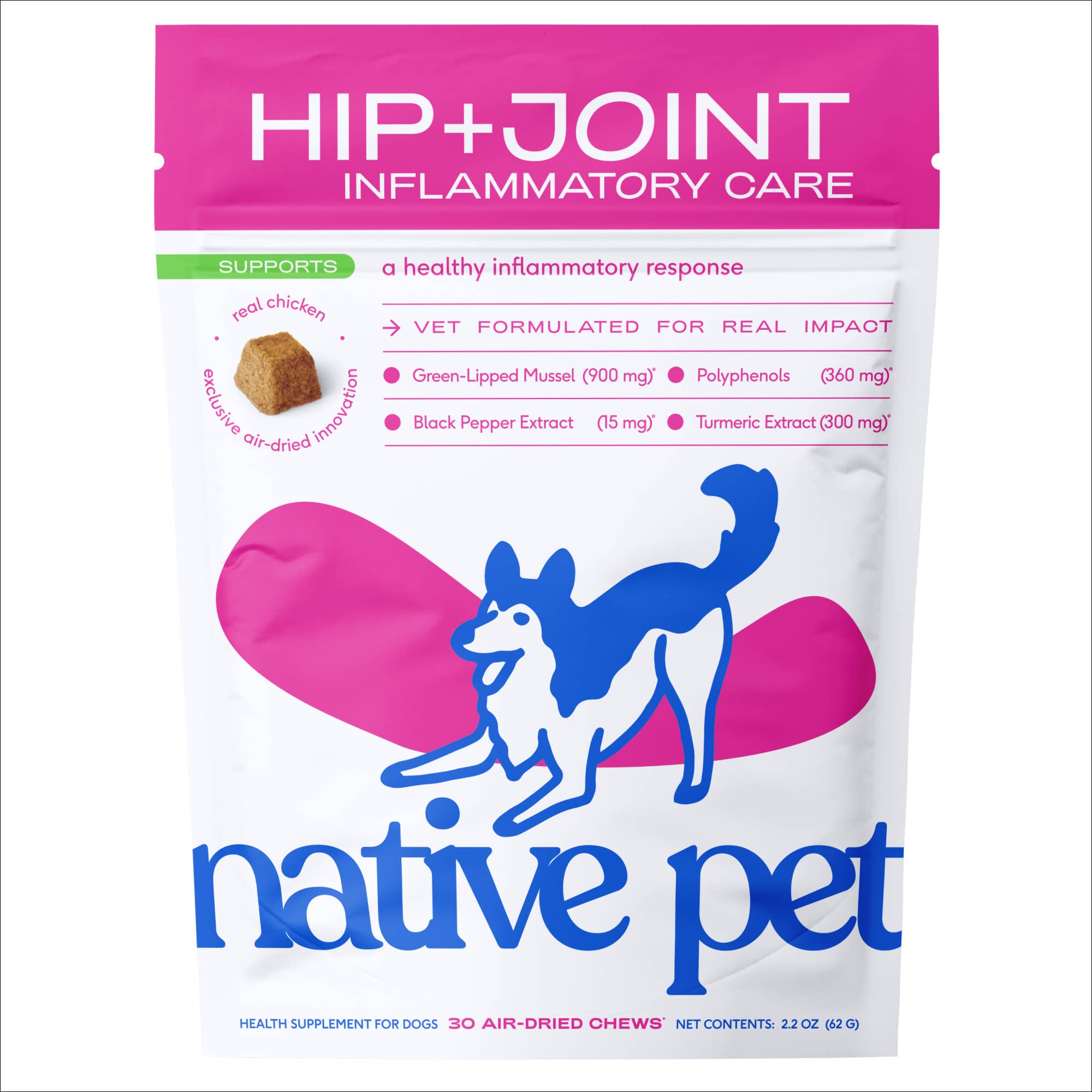 Hip+Joint Inflammatory Care Chews, Hip & Joint Supplement