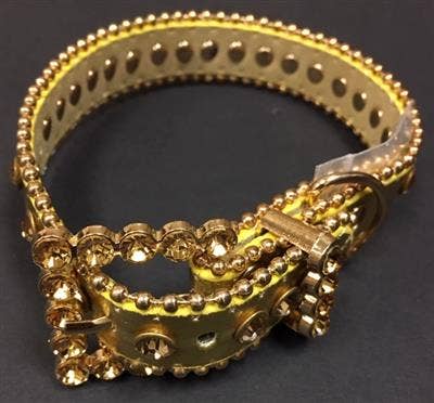 Jeweled Collar Gold Metallic