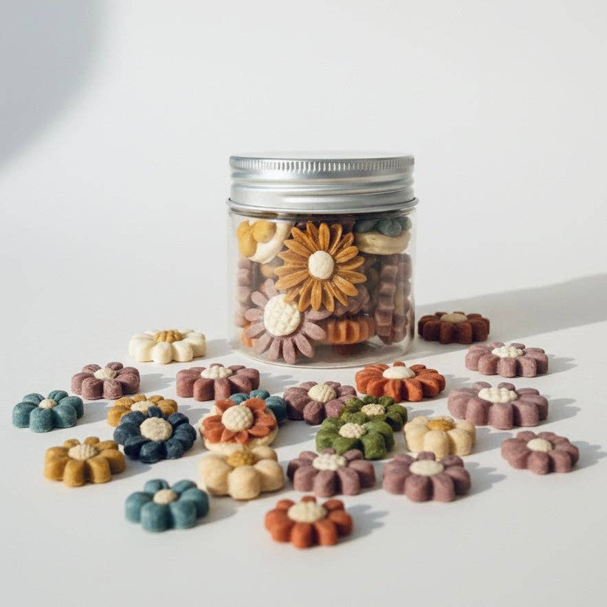 Goat Milk Petals Jar - Gourmet Dog & Cat Treats (1.7oz)