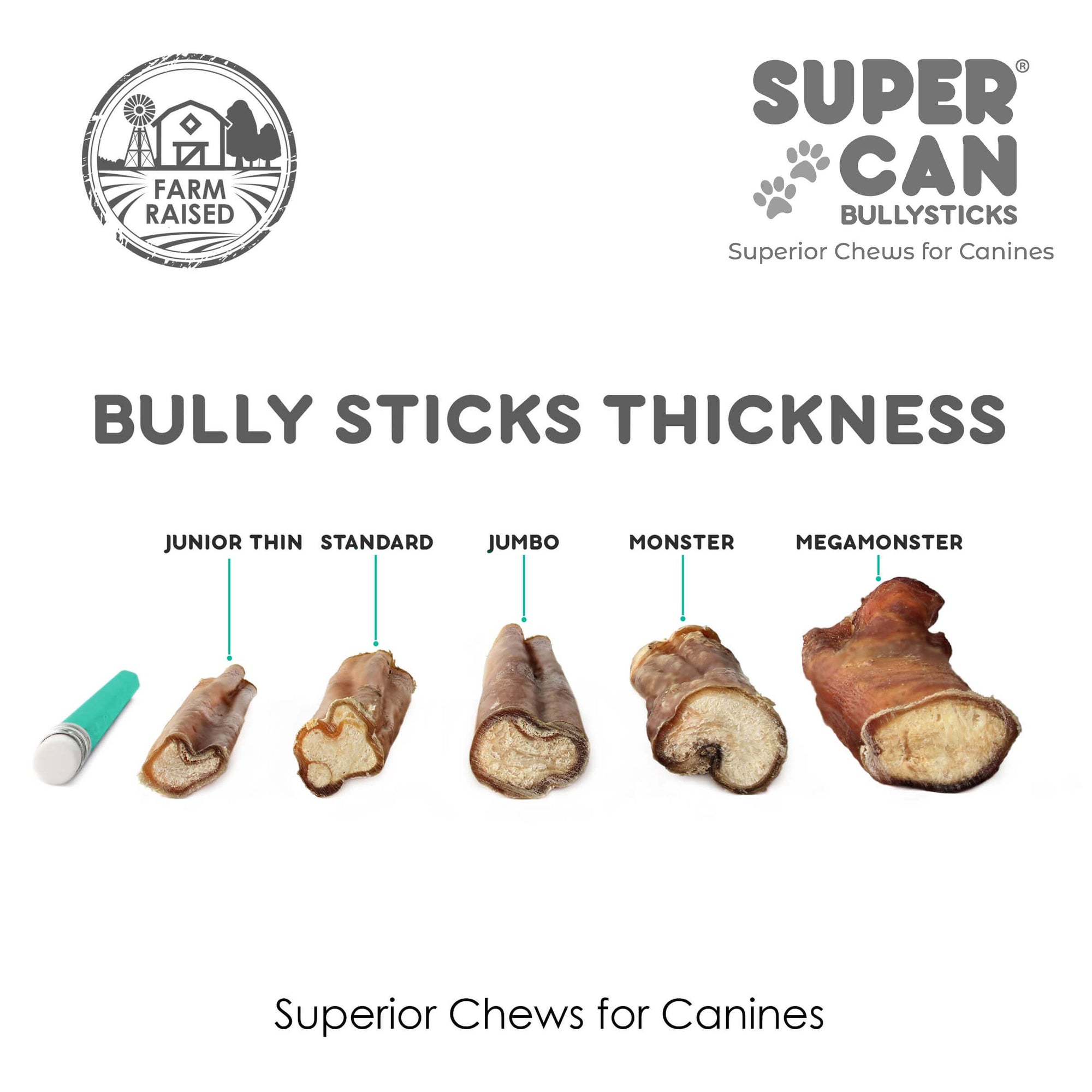 6" Standard Bully Sticks