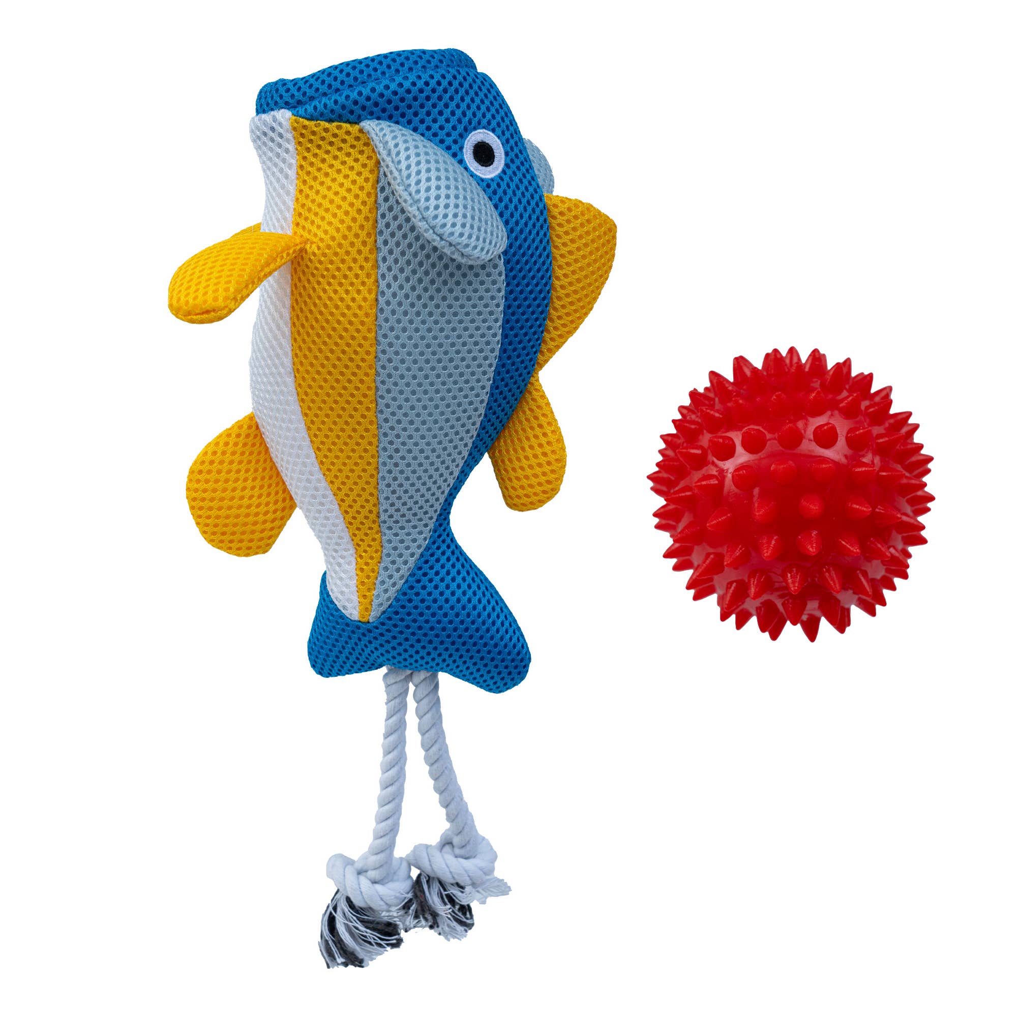 Territory Fish 2-in-1 Floating Dog Toy