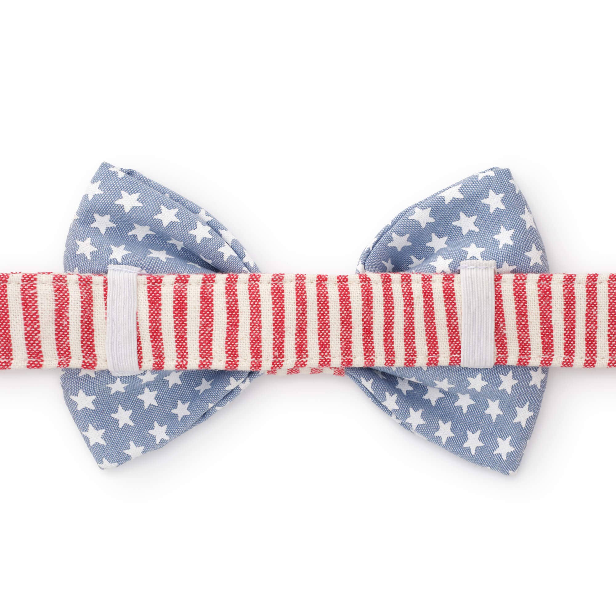 Stars and Stripes Summer Memorial Day Dog Bow Tie
