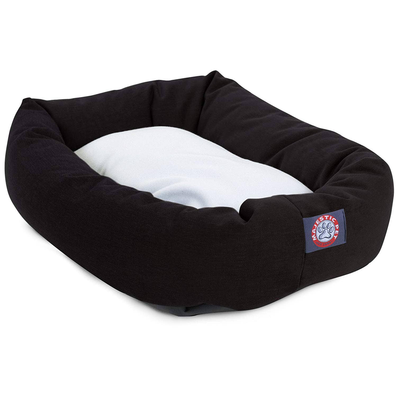 Poly/Cotton Sherpa Bagel Dog Bed