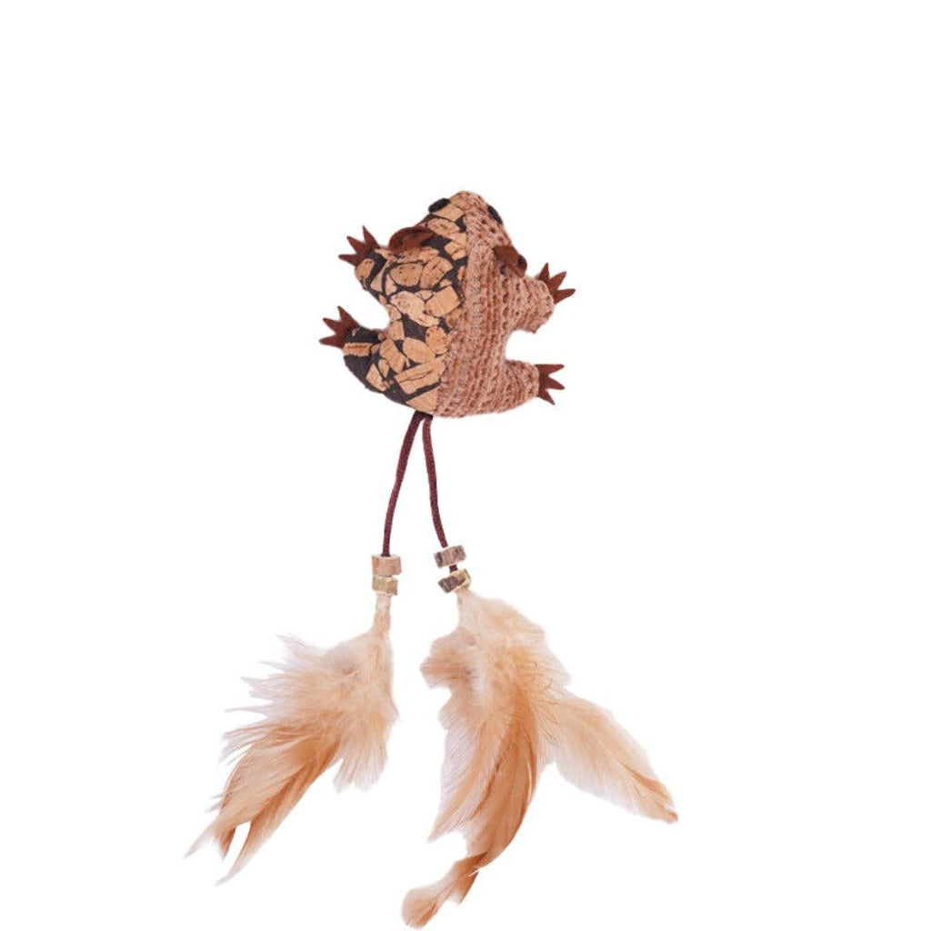 Moo – Feather Plush Cat Toy