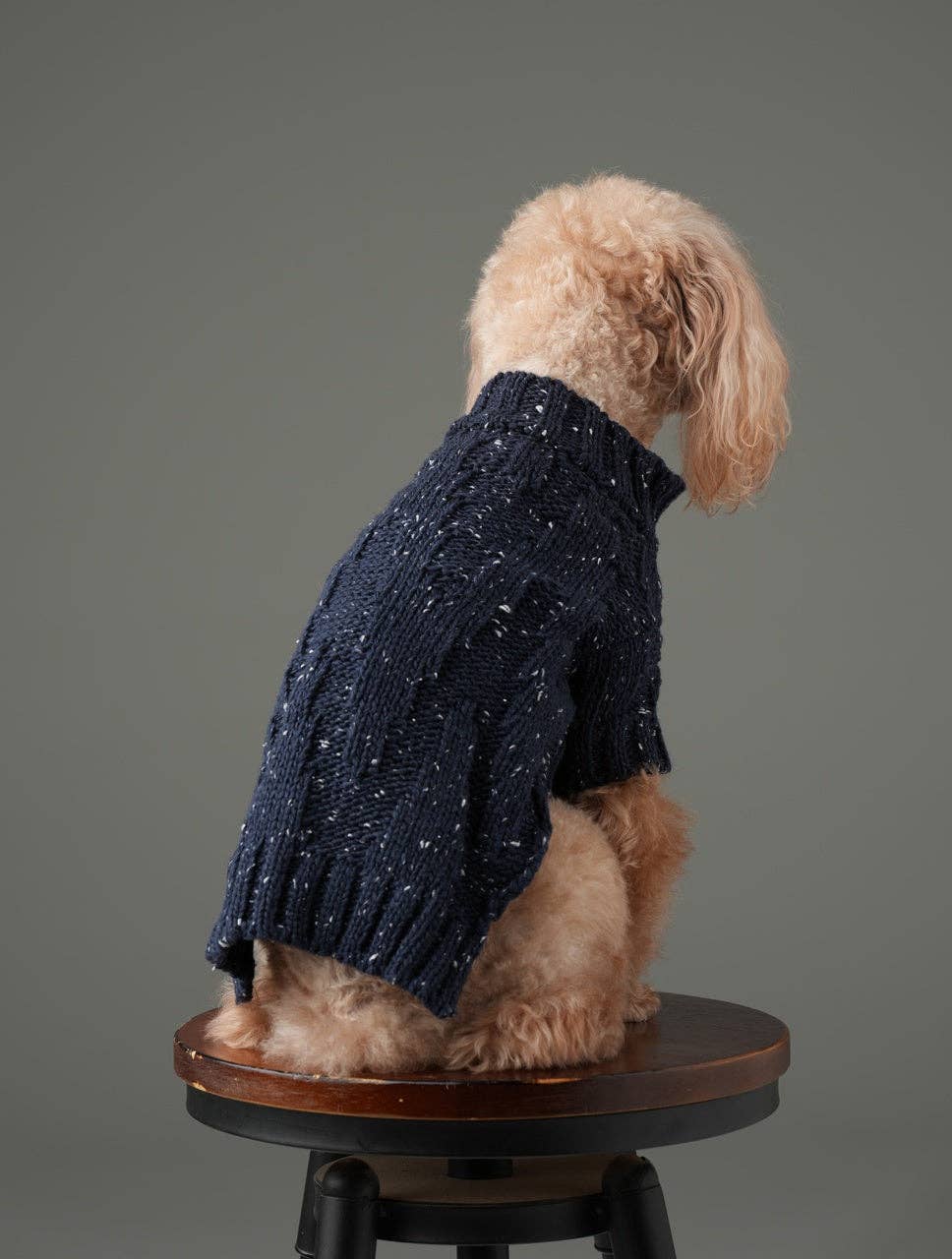 GLACIER PET SWEATER - NAVY