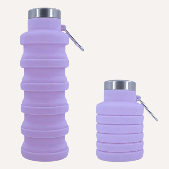 Collapsible Water Bottle with Clip