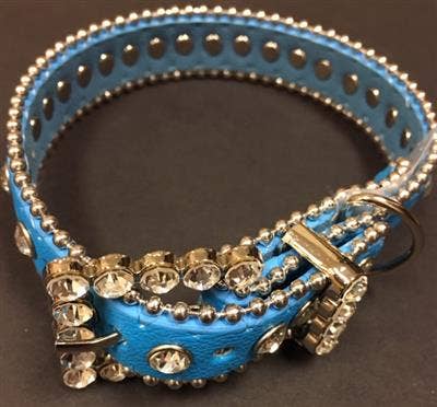 Jeweled Collar Blue