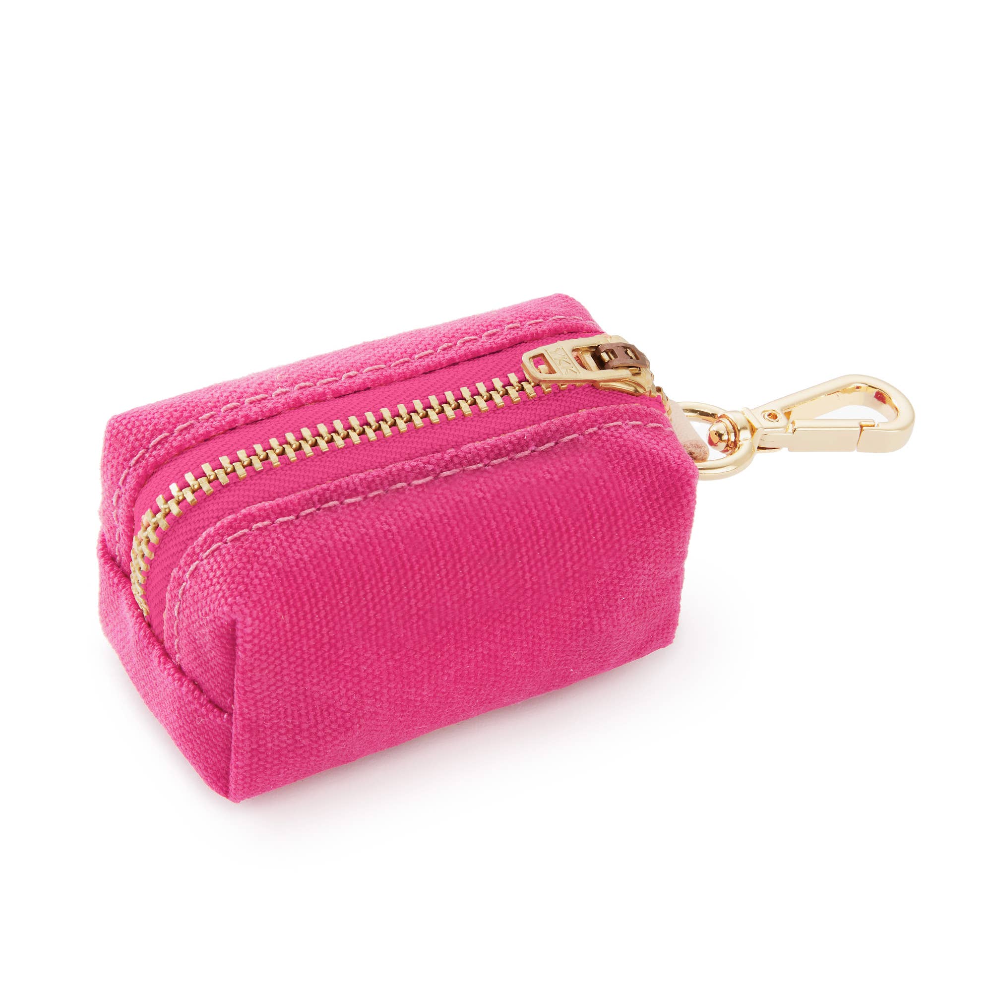 Hot Pink Valentine's Day Waxed Canvas Poop Bag Dispenser