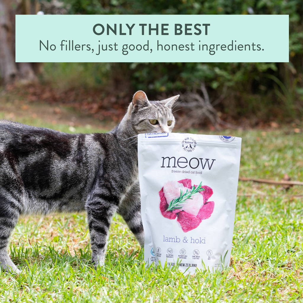 Meow Lamb & Hoki Freeze Dried Cat Food 1.76oz | 9.9oz