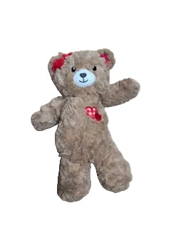 Fluffy Valentine Bear