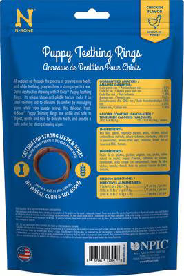 N-Bone Puppy Teething Rings: Chicken Flavor