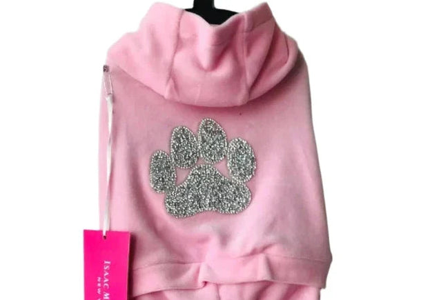 Pink Rhinestone Hoodie