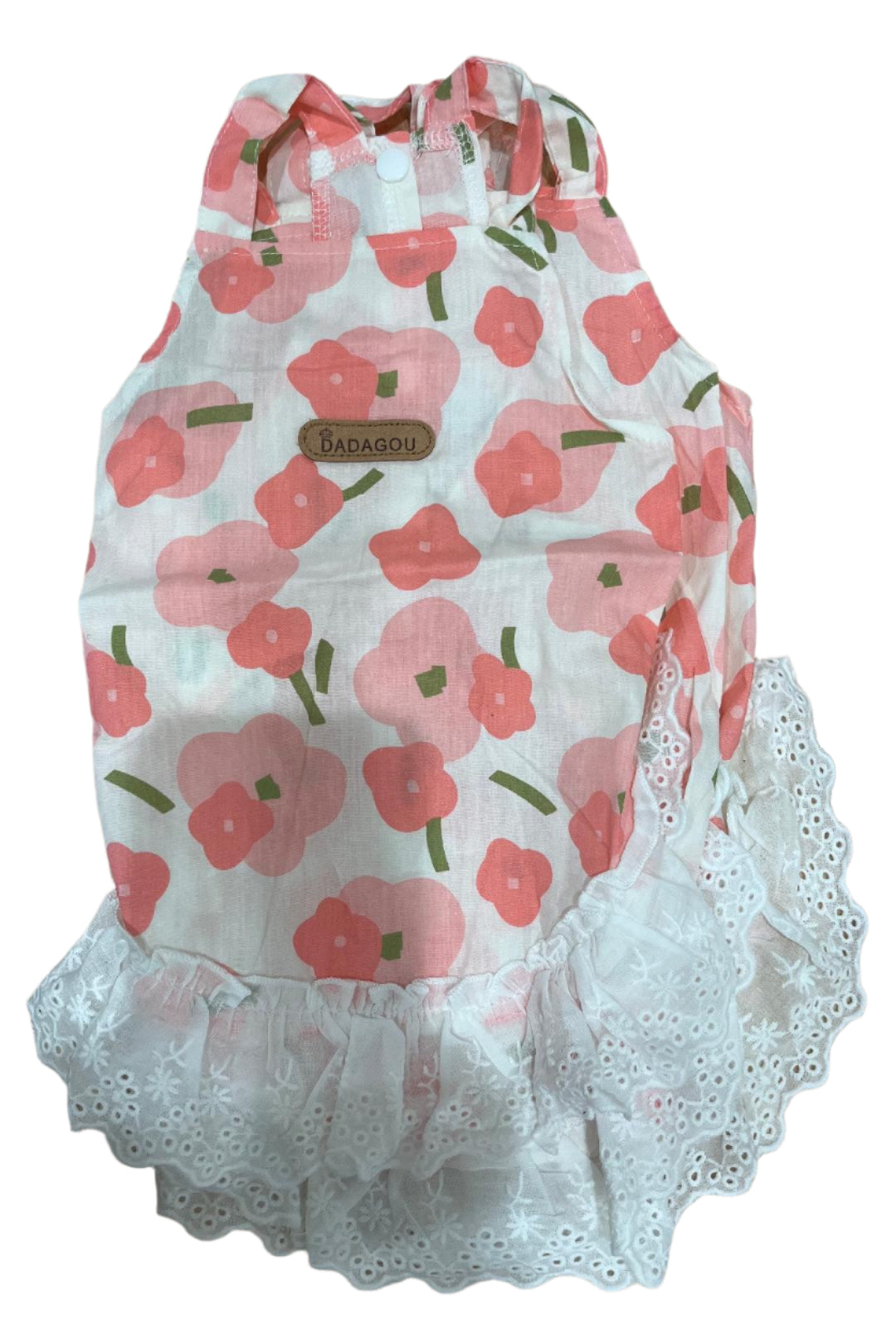 Sundress with pink flowers
