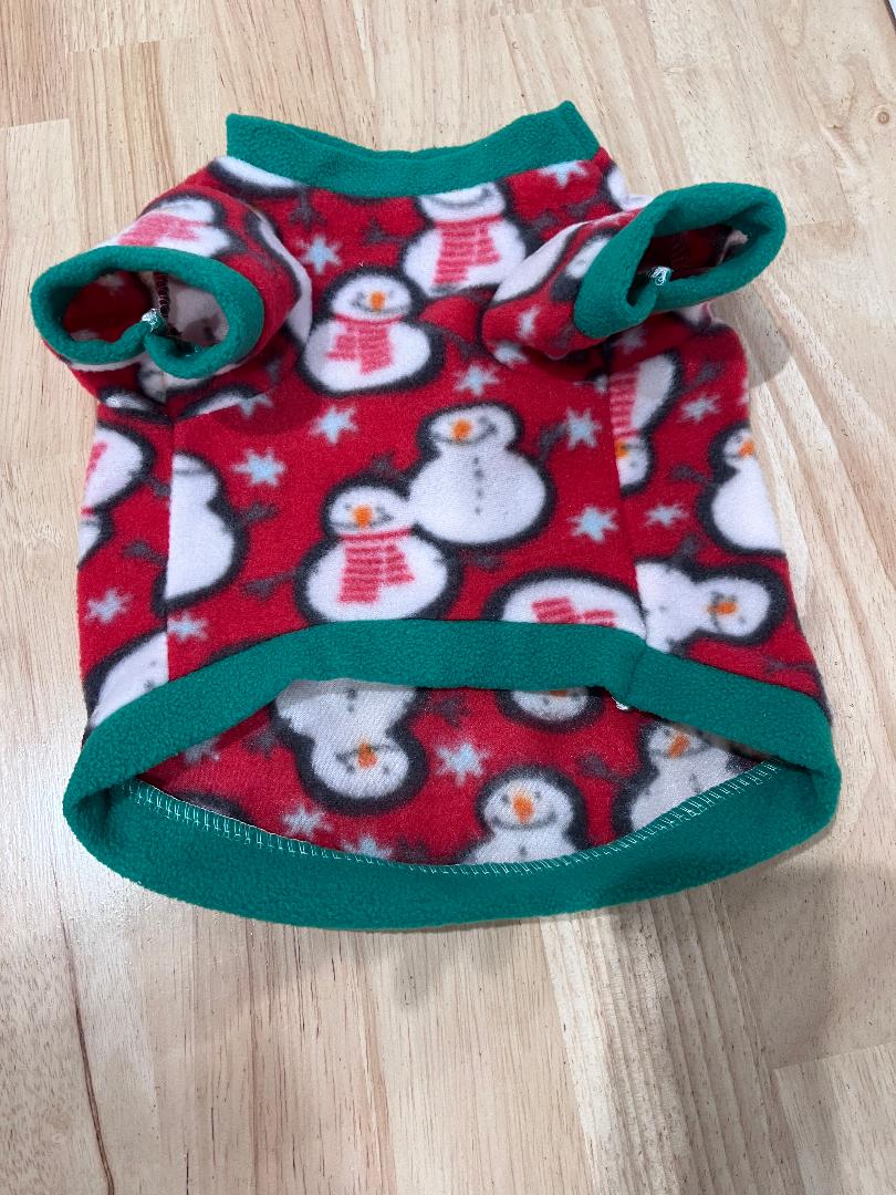 Fleece Christmas Snowmen shirt