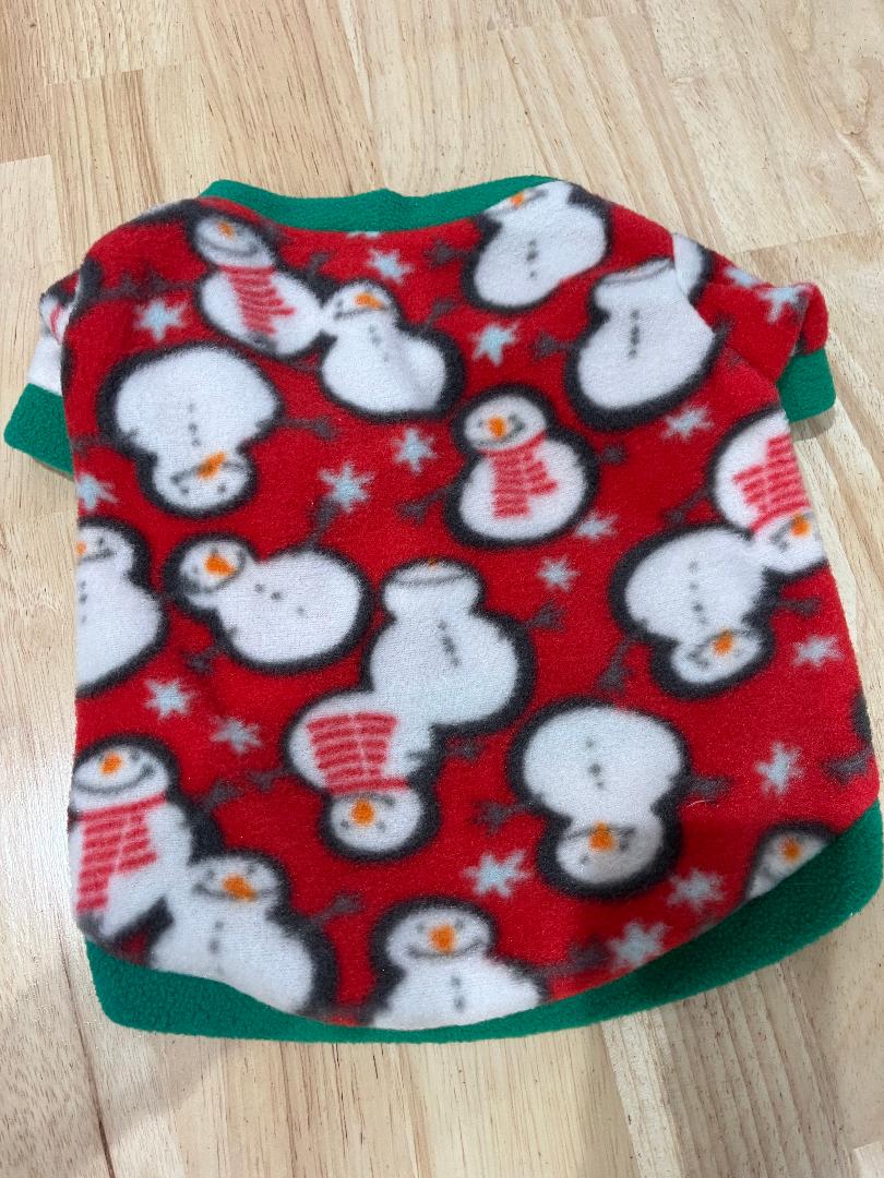 Fleece Christmas Snowmen shirt