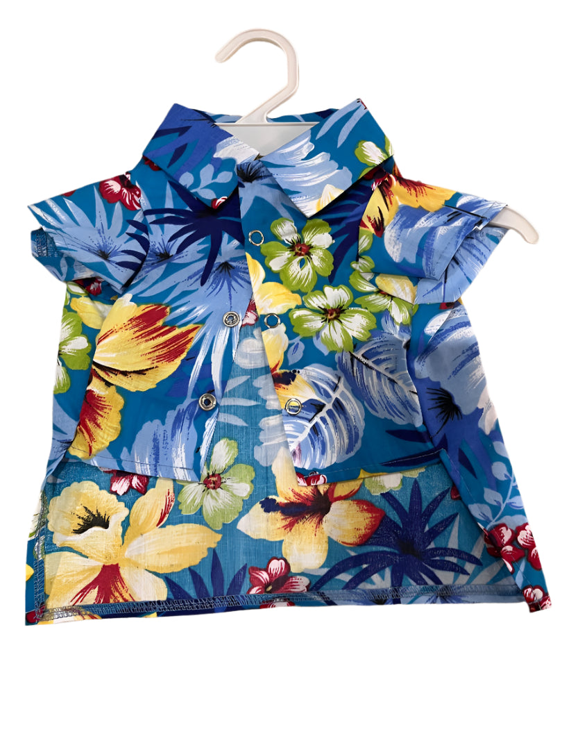 Blue Hawaiian Shirt