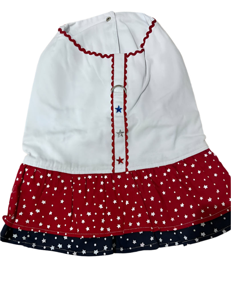 Red, white, and Blue Dress