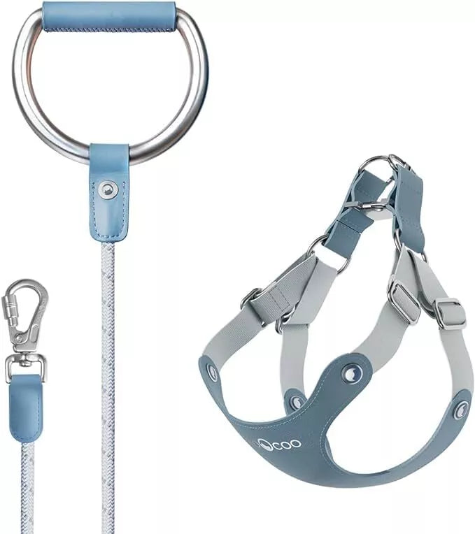 Voocoo Dog Harness -Steel Blue